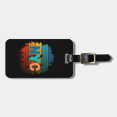 NYC New York Colorful Design Acrylic Bagagelabel (Voorkant horizontaal)
