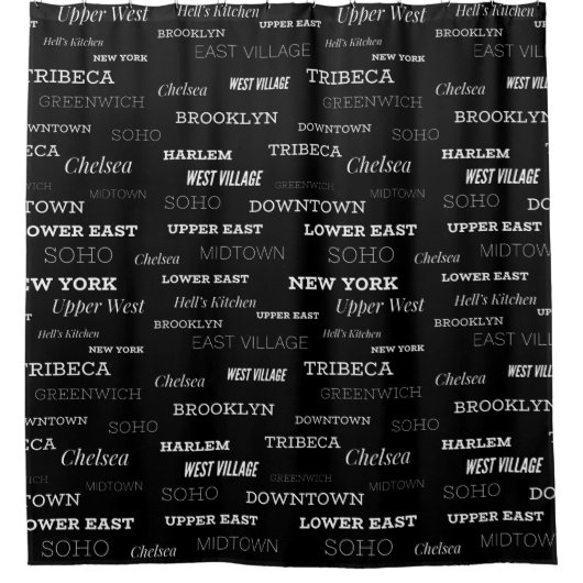 NYC New York Douchegordijn (Voorkant)