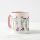 NYC New York Easter Eggs Brooklyn Bridge Mok (Voorkant links)