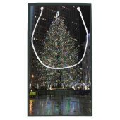 NYC New York kerstboom Rockefeller Center Klein Cadeauzakje (Achterkant)