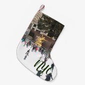 NYC New York Rockefeller Center Tree Skink Kleine Kerstsok (Voorkant (Hangend))