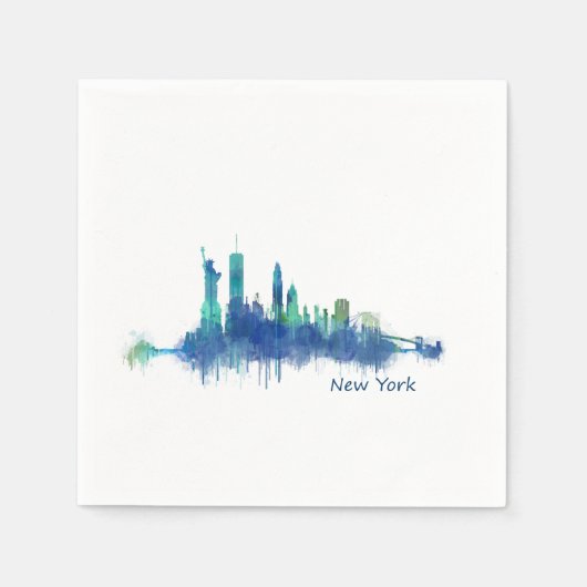 NYC New York Skyline v5 Servet (Voorkant)
