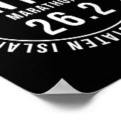 Nyc New York Souvenir Marathon Runner _1  Poster (Hoek)