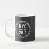 Nyc New York Souvenir Marathon Runner _2  Koffiemok (Links)