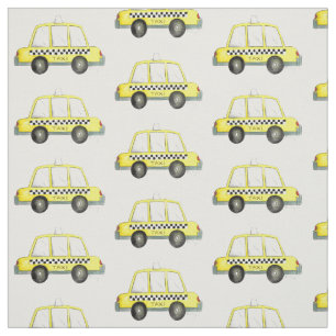 NYC New York Yellow Taxi Cabbie Gecontroleerde Cab Stof