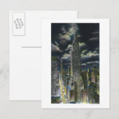 NYC, New YorkChrysler Building bij nacht # 1 Briefkaart (Voorkant / Achterkant)