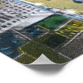 NYC, New YorkChrysler Building bij nacht # 1 Poster (Hoek)