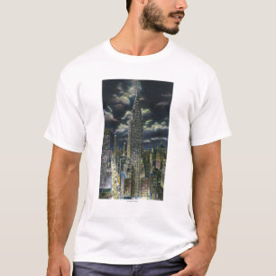 NYC, New YorkChrysler Building bij nacht # 1 T-shirt