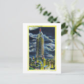 NYC, New YorkEmpire State Building at Night Briefkaart (Staand voorkant)