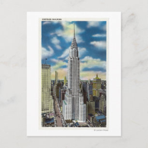 NYC, New YorkExterior Uitzicht van de Chrysler Briefkaart