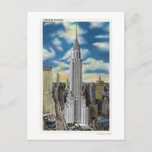 NYC, New YorkExterior Uitzicht van de Chrysler Briefkaart (Voorkant)