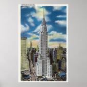NYC, New YorkExterior Uitzicht van de Chrysler Poster (Voorkant)
