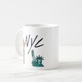 NYC NIEUWE YORK STAD KOFFIEMOK (Voorkant links)