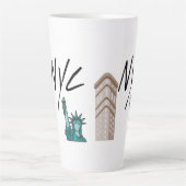 NYC NIEUWE YORK STAD LATTE MOK (Voorkant)