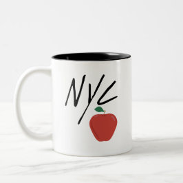 NYC NIEUWE YORK STAD TWEEKLEURIGE KOFFIEMOK