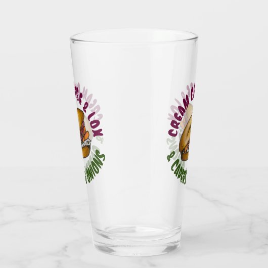 NYC Nova Bagel Cream Cheese Capers Lox Onions Glas (Rechts)