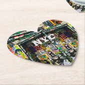 NYC NY Graffiti Notitieboek Journal Kartonnen Onderzetters (Gekanteld)