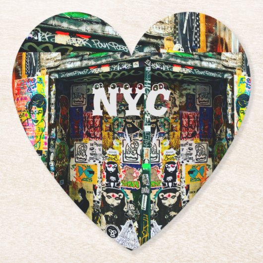 NYC NY Graffiti Notitieboek Journal Kartonnen Onderzetters (Voorkant)