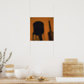 NYC, NY: Watertoren op 86th in Geel Poster (Keuken)