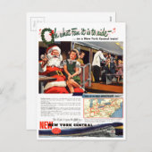 NYC, Oh What Fun it Is Feestdagenkaart (Voorkant / Achterkant)