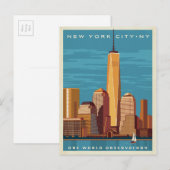 NYC - One World Observatory Briefkaart (Voorkant / Achterkant)