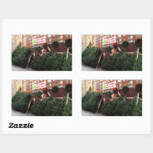 NYC Organic kerstbomen Stickers (Vel)