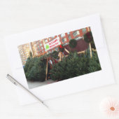 NYC Organic kerstbomen Stickers (Envelop)