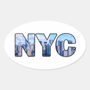 NYC OVALE STICKER