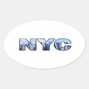 NYC OVALE STICKER