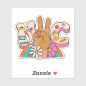 NYC PEACE NEW YORK CITY STICKER (Vel)