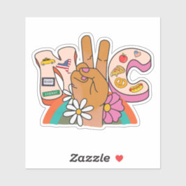 NYC PEACE NEW YORK CITY STICKER