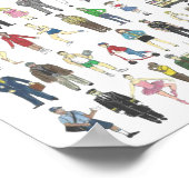 NYC People New York City Citizens Humans Inwoners Poster (Hoek)