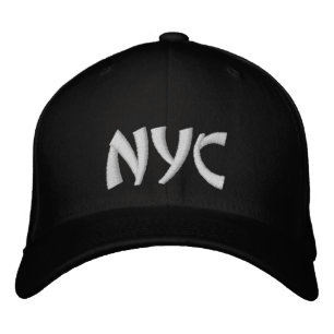 NYC Persoonlijke naam Zwart-wit Baseball Hat Geborduurde Pet