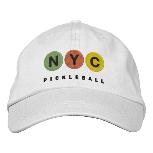 NYC Pickleball EMBROÏDE pet v2 (Voorkant)