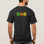 NYC Pickleball Kitchen-v2 - donkere kleding T-shirt (Achterkant)