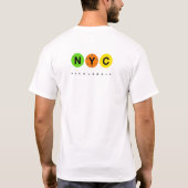 NYC Pickleball logo - Lichte kleding T-shirt (Achterkant)