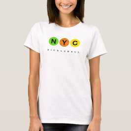 NYC Pickleball-logo - Pocket Light-gecentreerd T-shirt