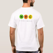 NYC Pickleball logo - Pocket Light kleding T-shirt (Achterkant)