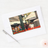 NYC Pizza is zo goed Rechthoekige Sticker (Envelop)