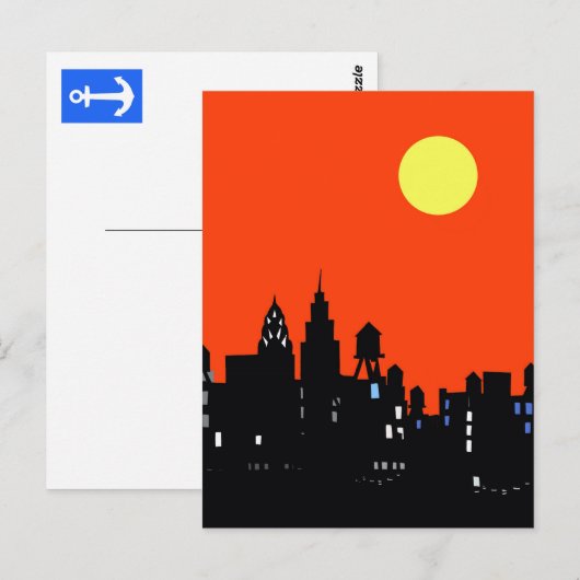 NYC Post Card Briefkaart (Voorkant / Achterkant)