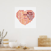 NYC-poster Poster (Keuken)