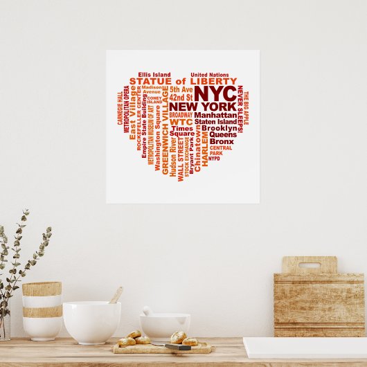 NYC-poster Poster (Keuken)