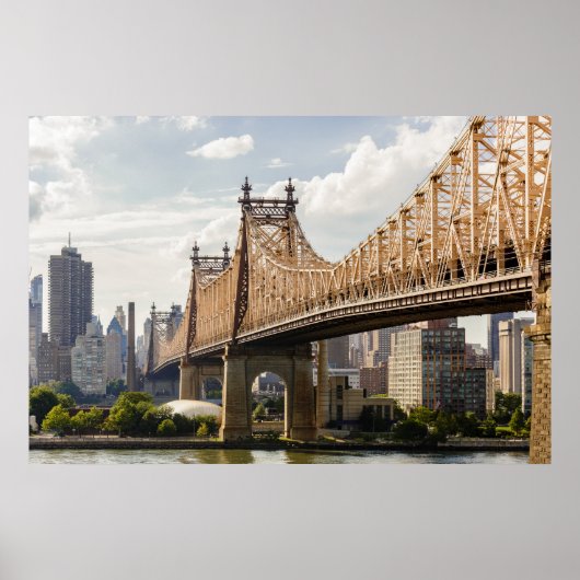 NYC Poster Queensboro Bridge New York (Voorkant)