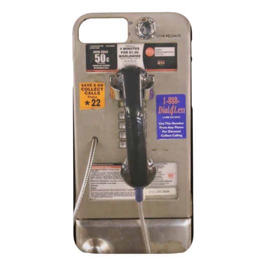 NYC Public Telefoon Payphone Case-Mate iPhone Case (Achterkant)