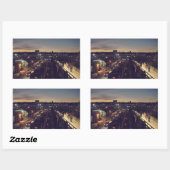 NYC RECHTHOEKIGE STICKER (Vel)