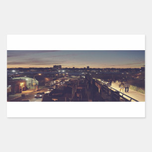 NYC RECHTHOEKIGE STICKER