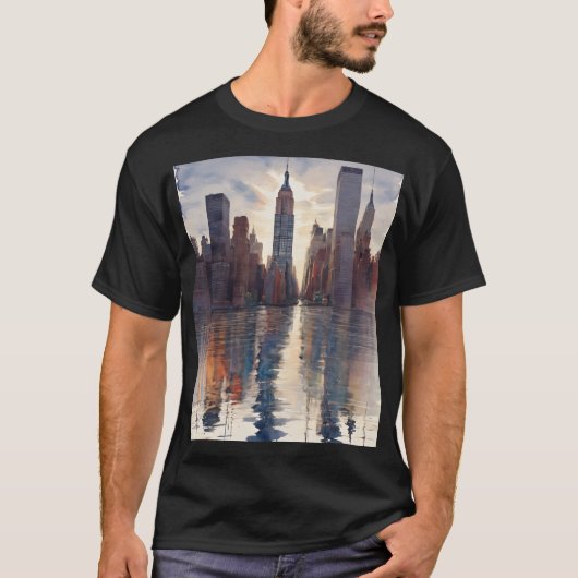 NYC-reflectie T-shirt (Voorkant)