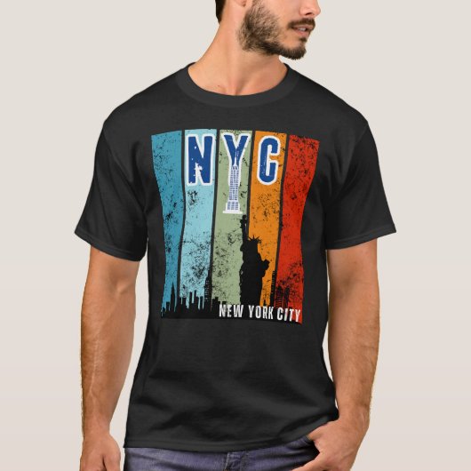 NYC Retro T-shirt (Voorkant)
