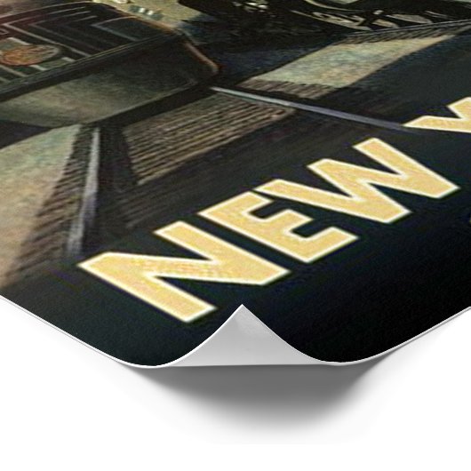 NYC Road van de eeuw Poster (Hoek)