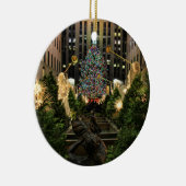 NYC Rockefeller Center kerstboom, Angels Keramisch Ornament (Rechts)